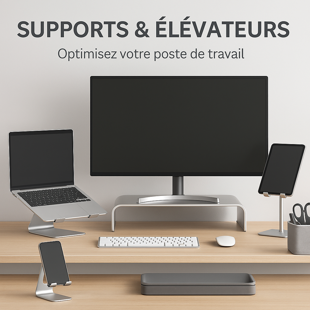Supports Ergonomiques & Élévation Visuelle