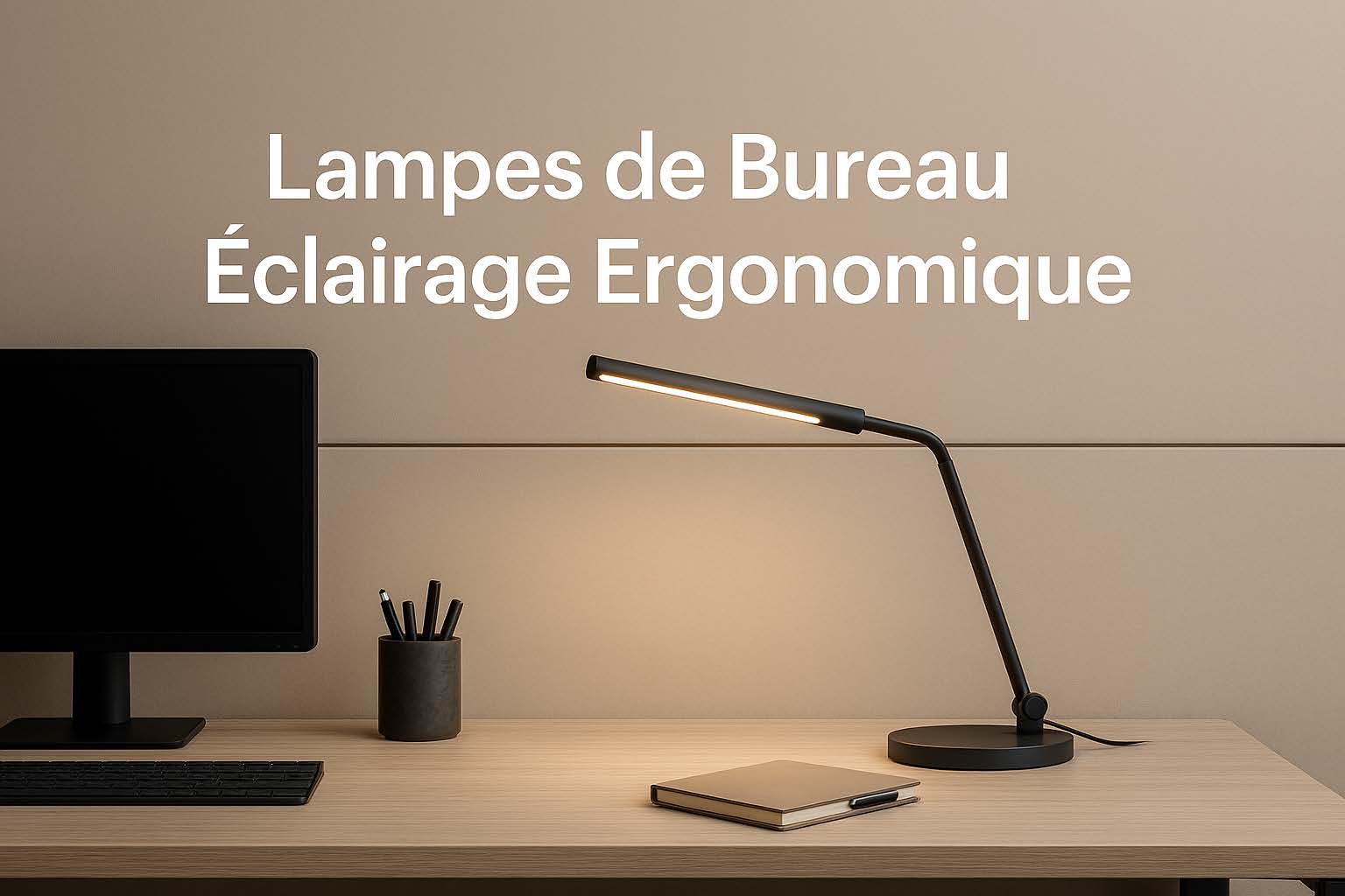 Lampes de Bureau & Éclairage Ergonomique