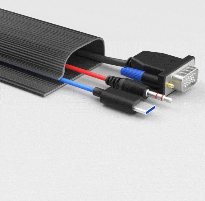 Goulotte de Câblage Sous Bureau – Fixation Discrète & Rangement Structuré