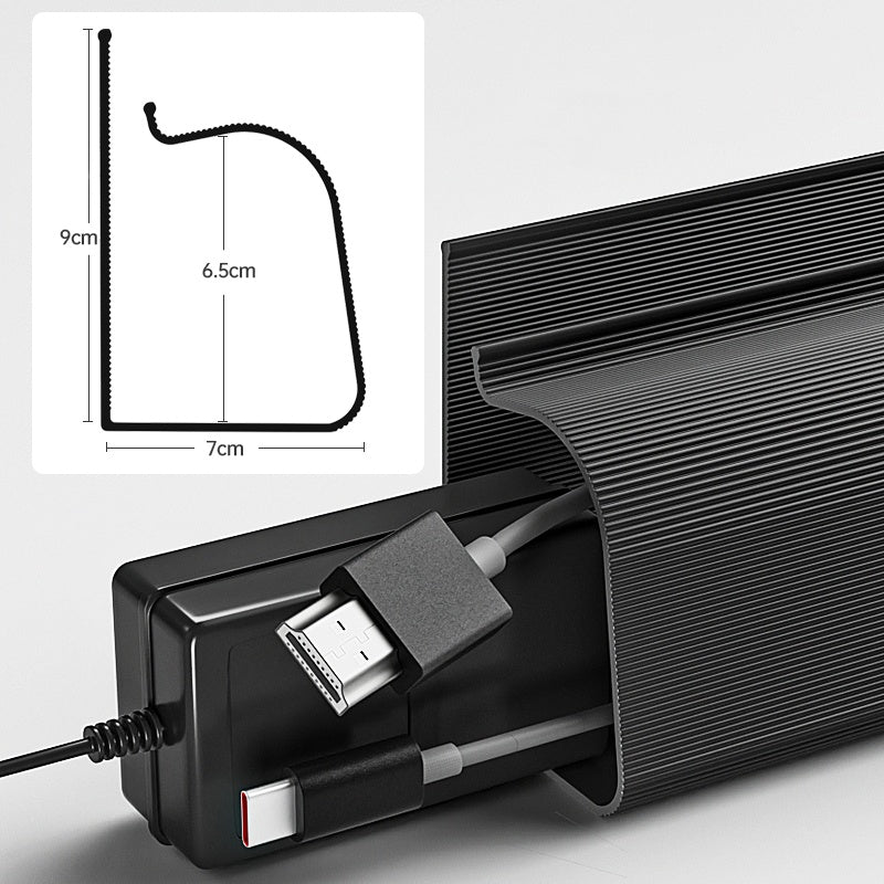 Rack de Gestion des Câbles – Fixation Sous Bureau & Design Discret