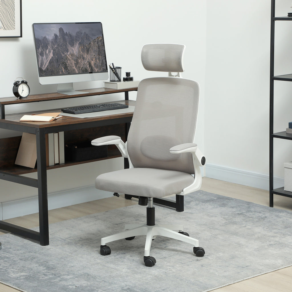 Fauteuil de Bureau Multi-Adjust Gris – Dossier Respirant & Soutien Personnalisé