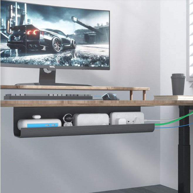 Goulotte de Câblage Sous Bureau – Fixation Discrète & Rangement Structuré