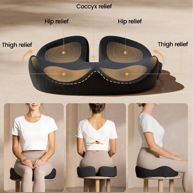 DeskHarmony™ Coussin d’Assise Ergonomique en Mousse à Mémoire de Forme – Confort Premium & Soutien Durable