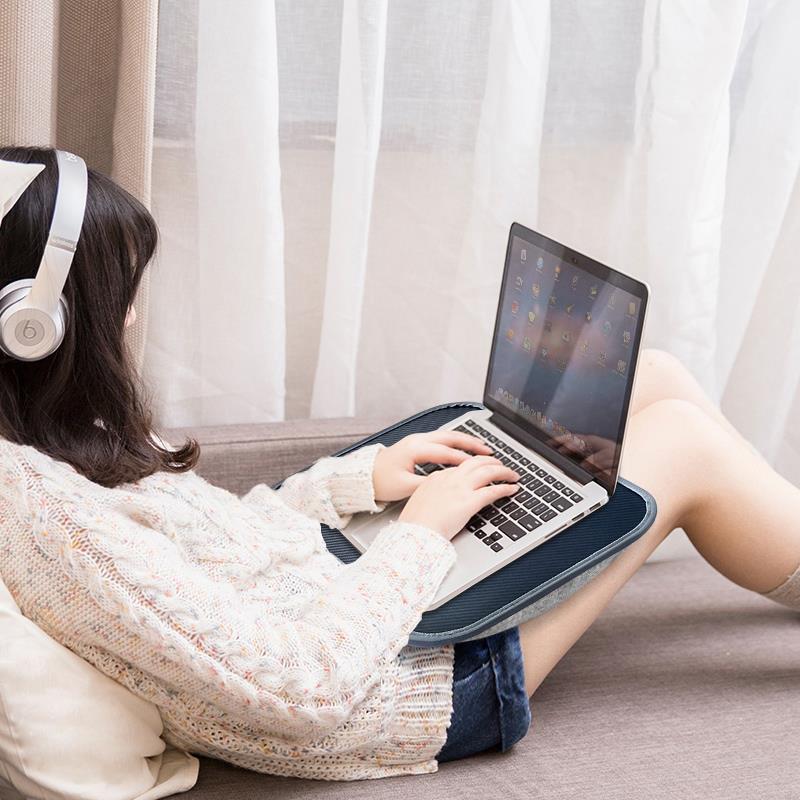Table de Lit & Support Ordinateur Portable – Design Ergonomique & Surface Antidérapante