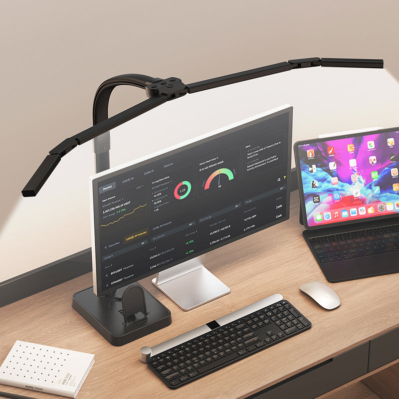 Lampe de Bureau LED Full Spectrum Anti-Lumière Bleue – Protection des Yeux & Design Minimaliste | DeskHarmony