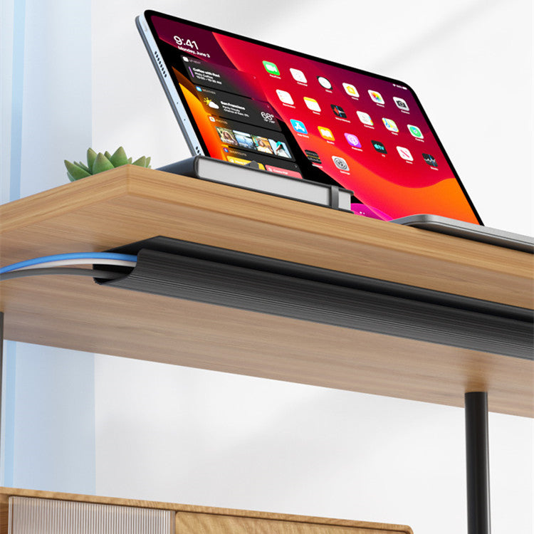 Rack de Gestion des Câbles – Fixation Sous Bureau & Design Discret