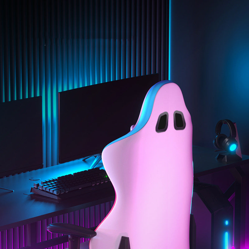 Chaise de Bureau Ergonomique Réglable DeskHarmony™ – Confort Longue Durée en Cuir PU, Assise Large et Hauteur Ajustable