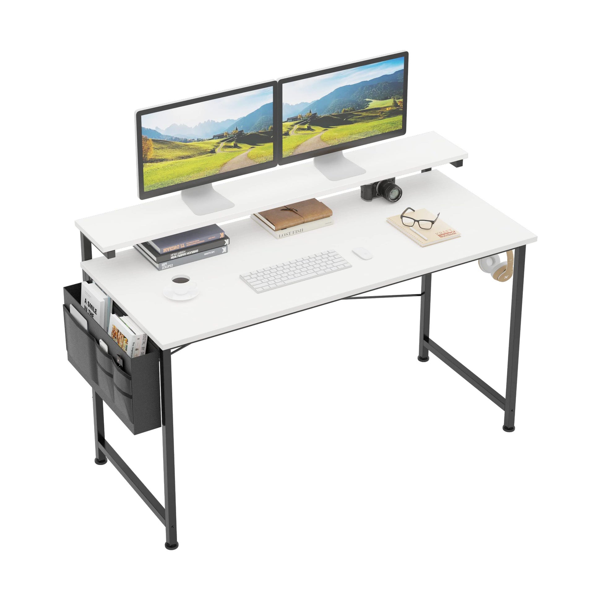 Bureau Moderne avec Poche Latérale – 120 × 60 cm