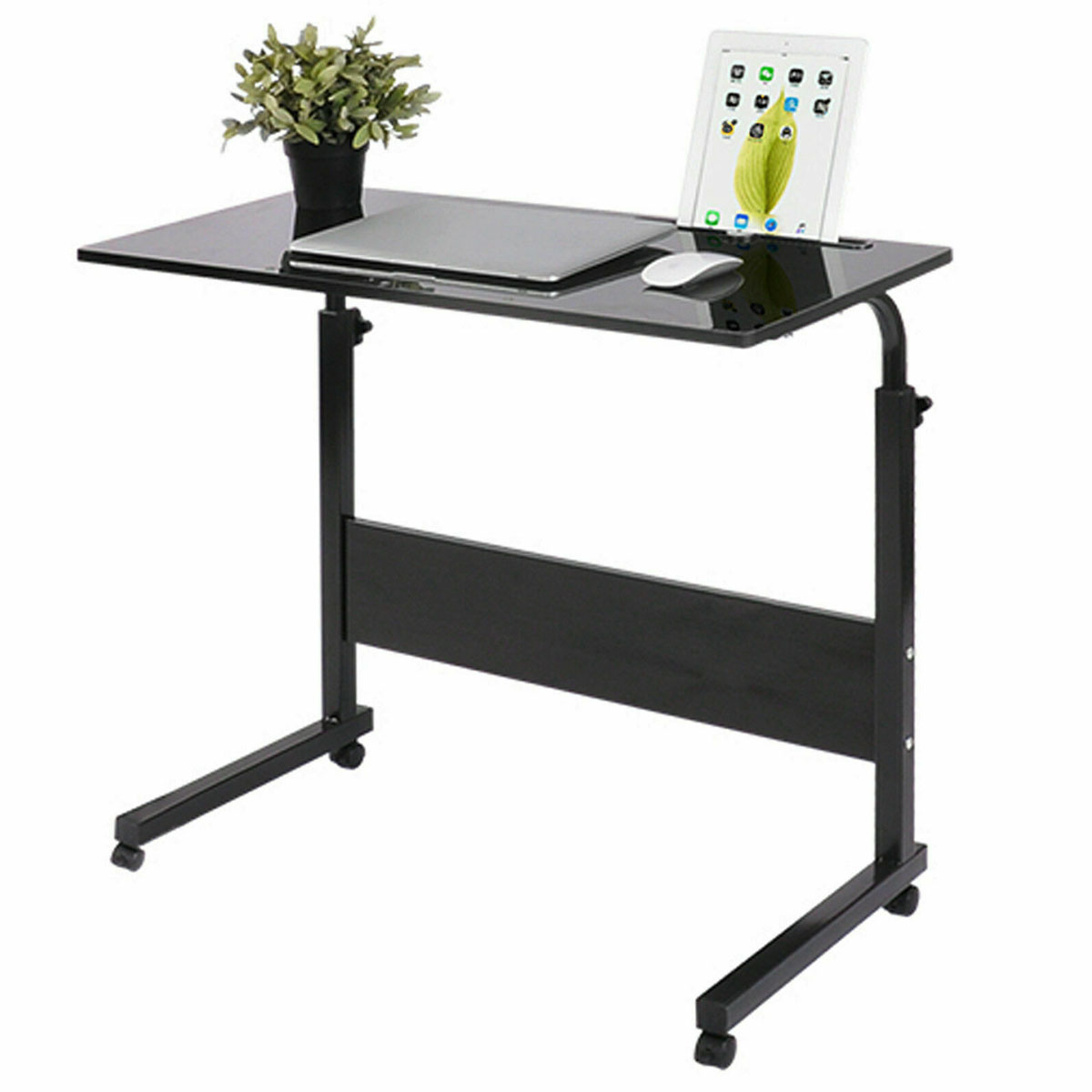 Bureau Mobile Réglable en Hauteur pour Ordinateur Portable – Confort & Mobilité | DeskHarmony