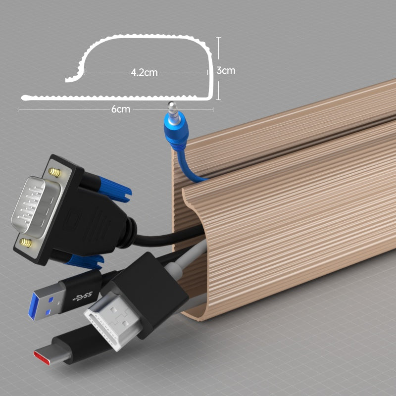Rack de Gestion des Câbles – Fixation Sous Bureau & Design Discret