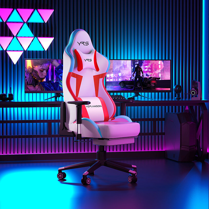 Chaise de Bureau Ergonomique Réglable DeskHarmony™ – Confort Longue Durée en Cuir PU, Assise Large et Hauteur Ajustable