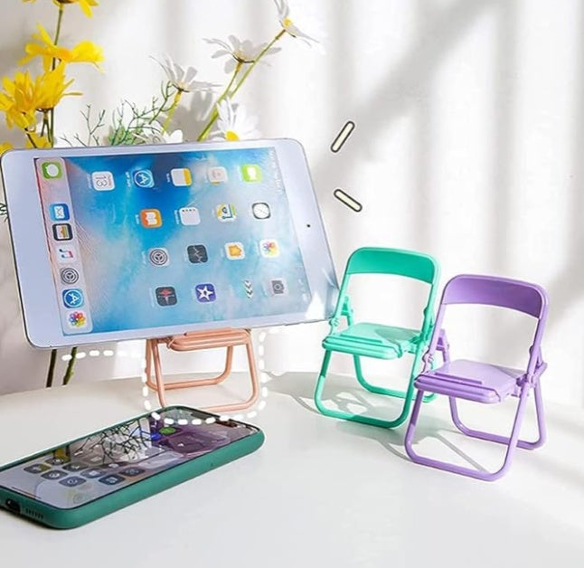Mini Chaise Support pour Smartphone – Accessoire Créatif & Fonctionnel de Bureau