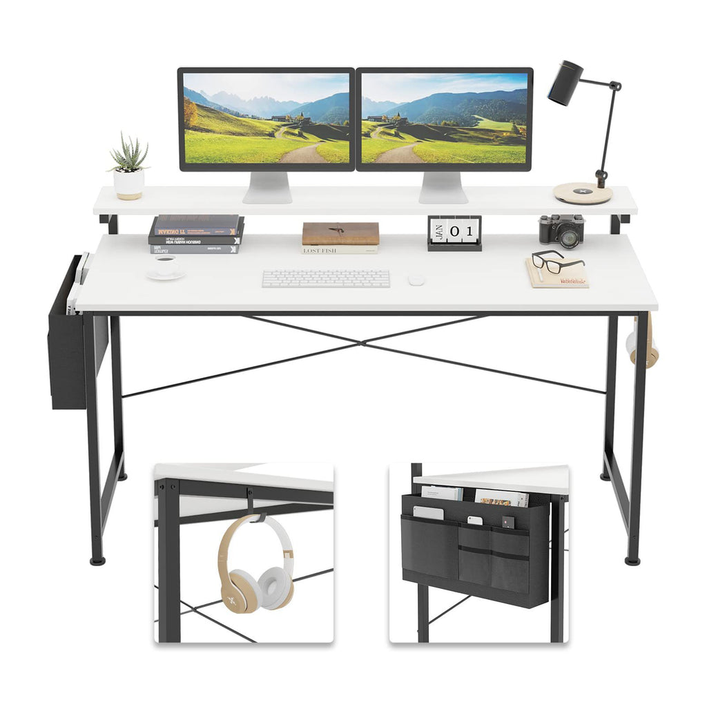 Bureau Moderne avec Poche Latérale – 120 × 60 cm