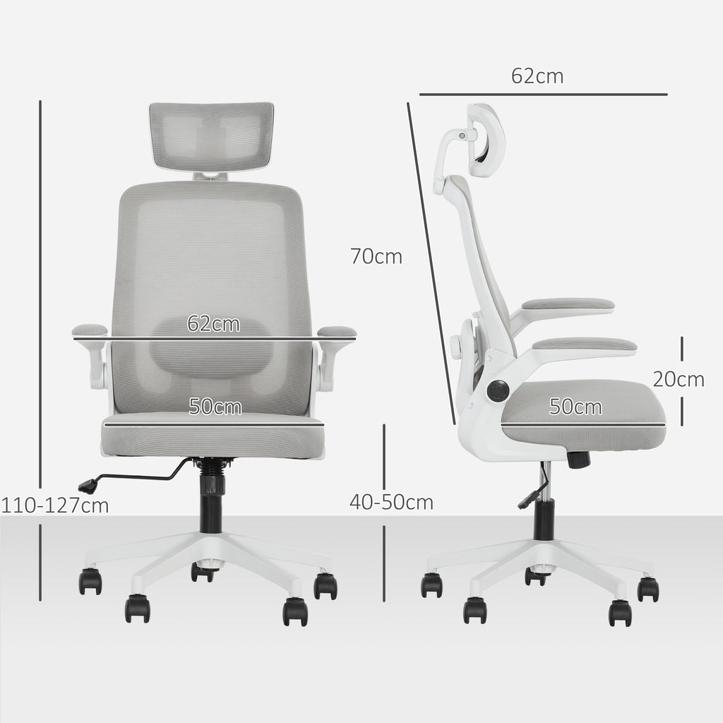 Fauteuil de Bureau Multi-Adjust Gris – Dossier Respirant & Soutien Personnalisé